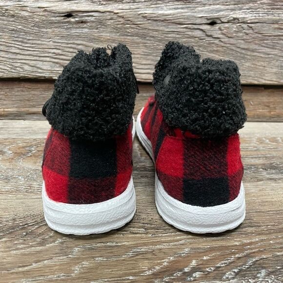 Buffalo Plaid Gypsy Jazz Bootie - Picture 4 of 4